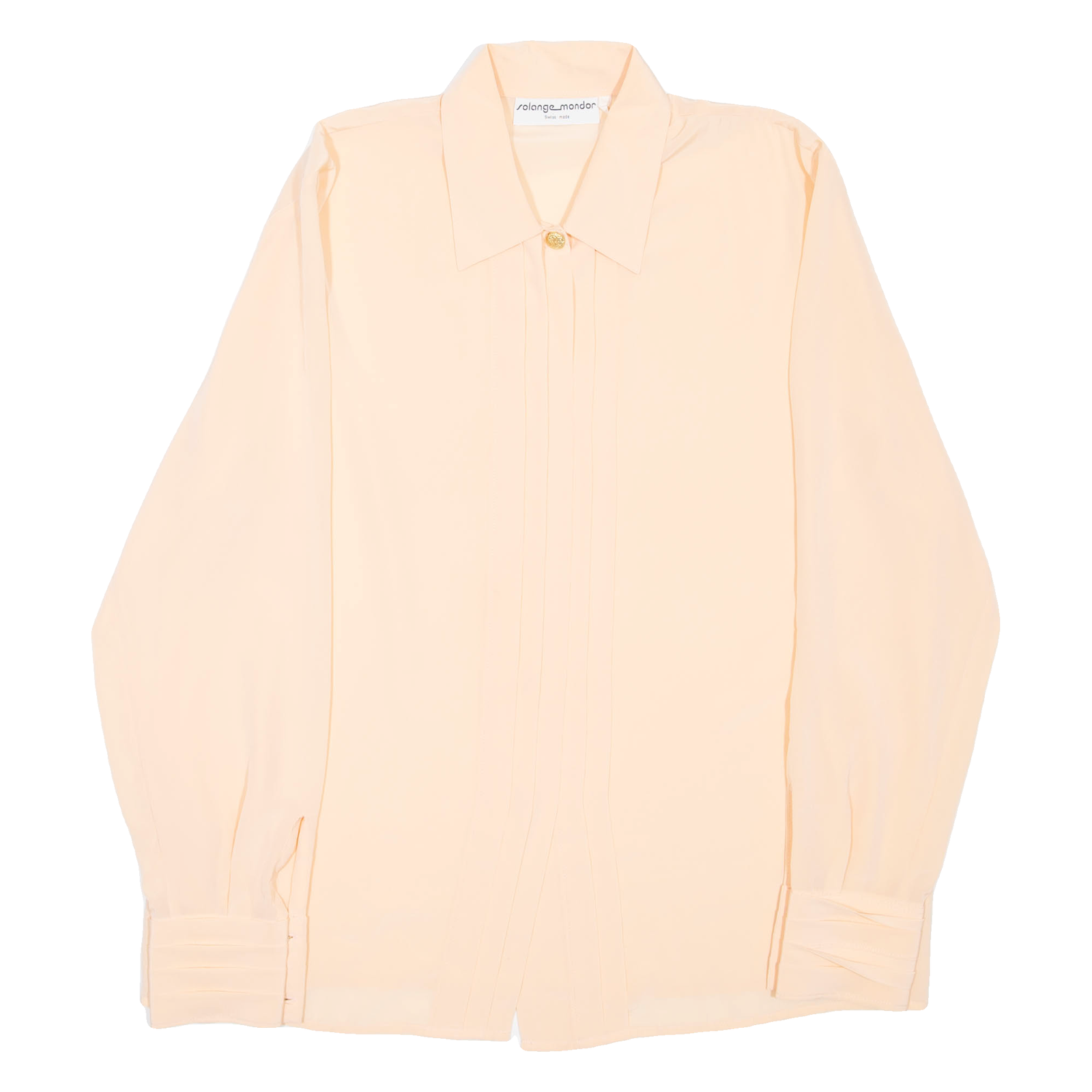 Womens Blouse Pink Collared Long Sleeve L Refurbished - N/A refurbished available on Cerqular