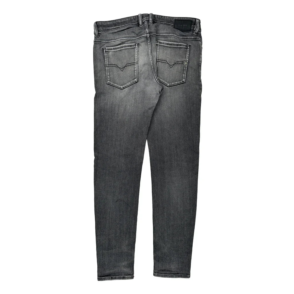 Diesel Skinny Fit Jeans - 34W UK 12 Grey Denim Refurbished - Thrifted (note: this is a term often used to describe second- refurbished available on Cerqular