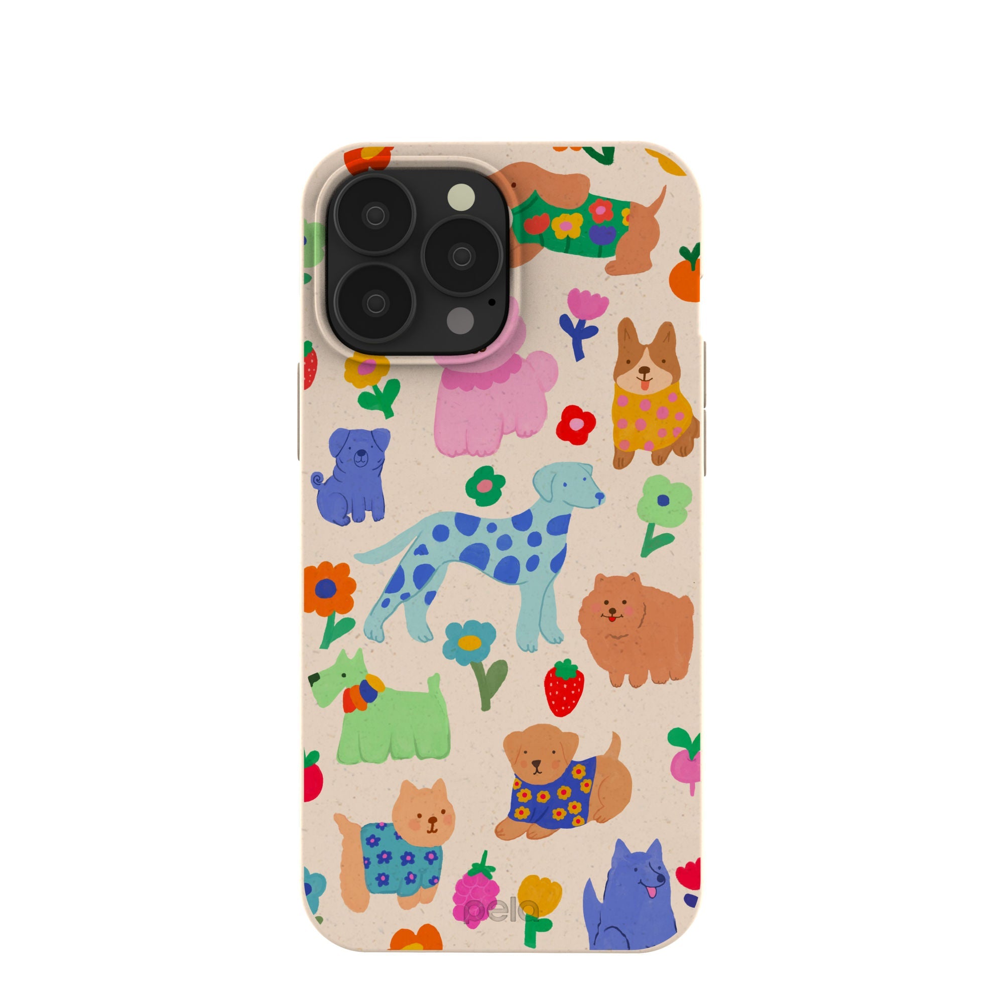 Seashell Pup Bloom iPhone 13 Pro Max Case Refurbished - Pela Case refurbished available on Cerqular