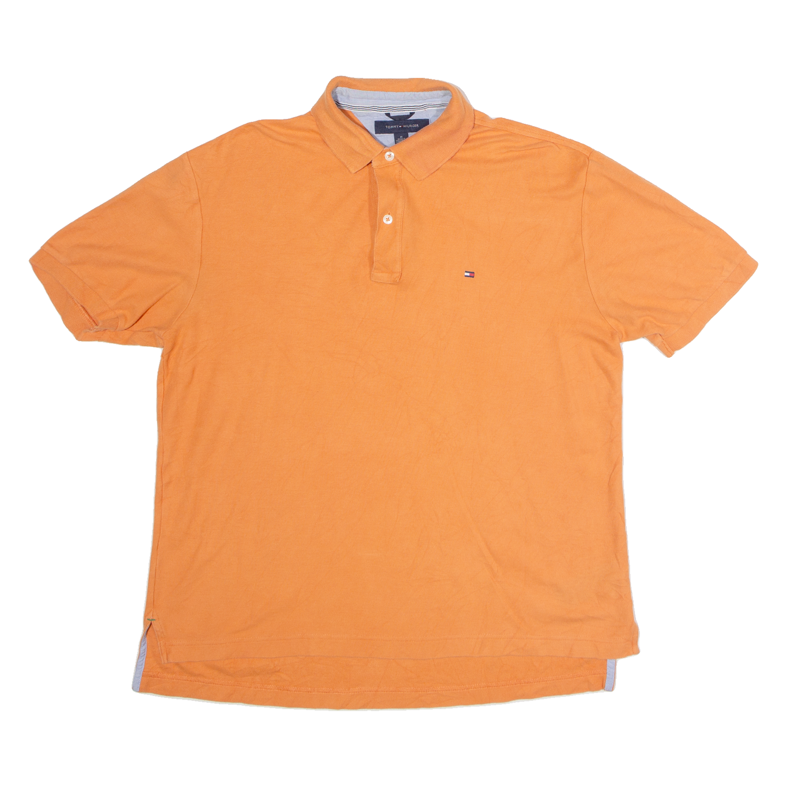 TOMMY HILFIGER Mens Polo Shirt Orange M Refurbished - N/A refurbished available on Cerqular