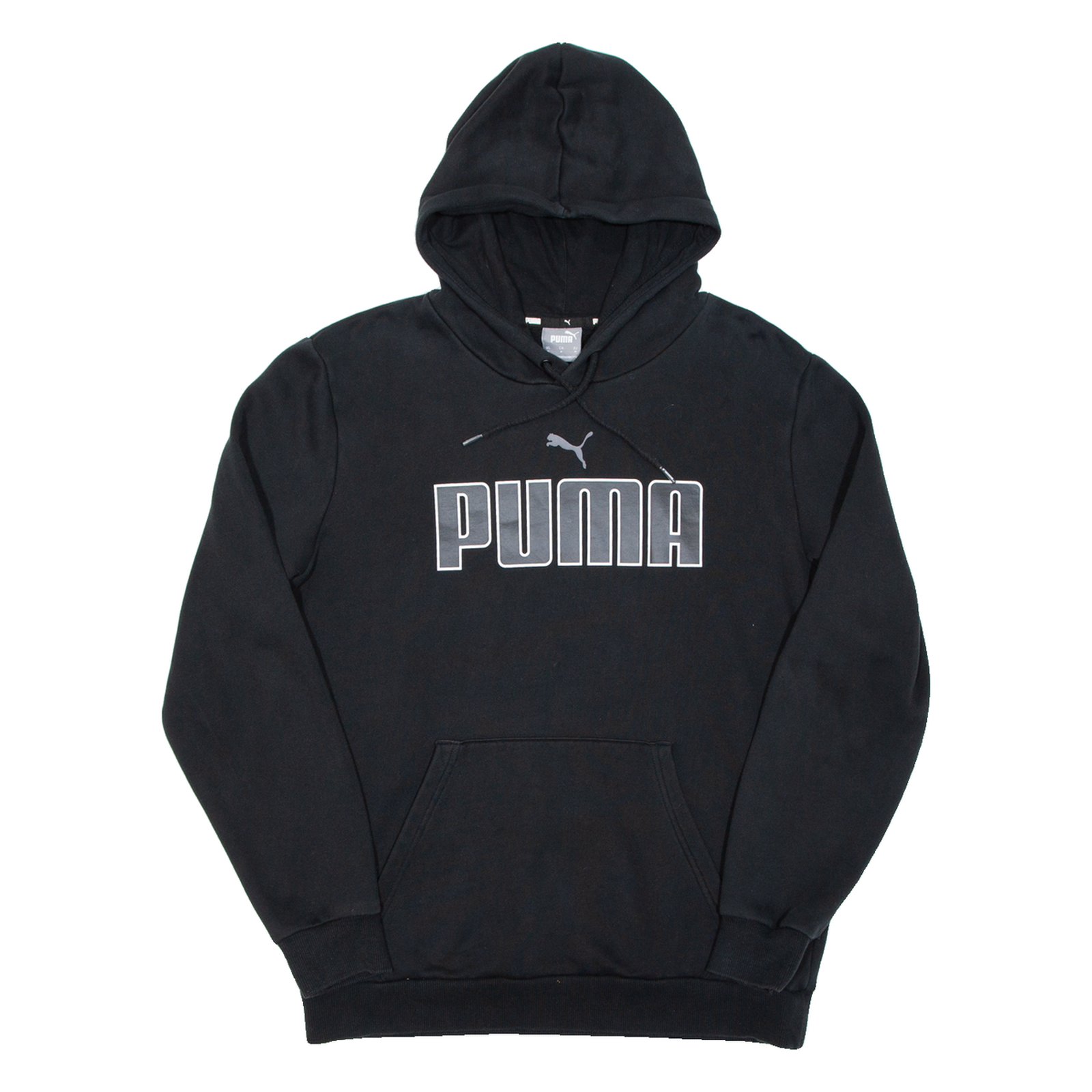 PUMA Mens Black Hoodie M Refurbished - N/A refurbished available on Cerqular