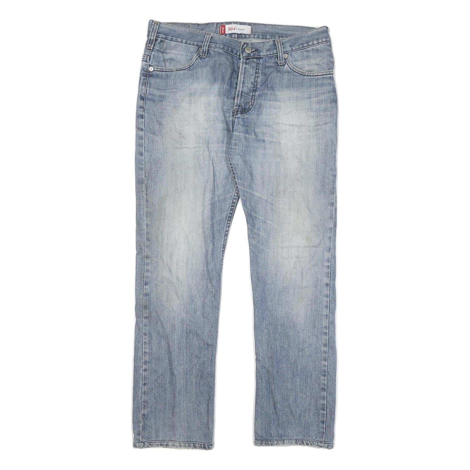 Buy LEVI'S 504 Mens Jeans Blue Regular Straight Denim Light W34 L30 Classic Zip Refurbished - $31.19 LEVI'S 504 Mens Jeans Blue Regular Straight Denim Light W34 L30 Classic Zip Refurbished - N/A refurbished available on Cerqular