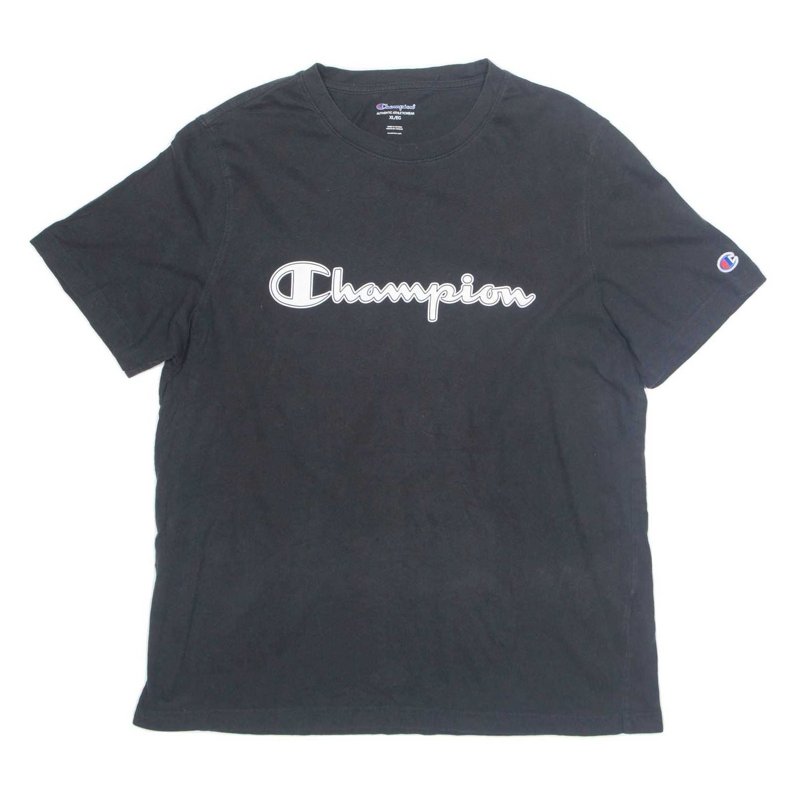 CHAMPION Mens T-Shirt Black XL Refurbished - N/A refurbished available on Cerqular