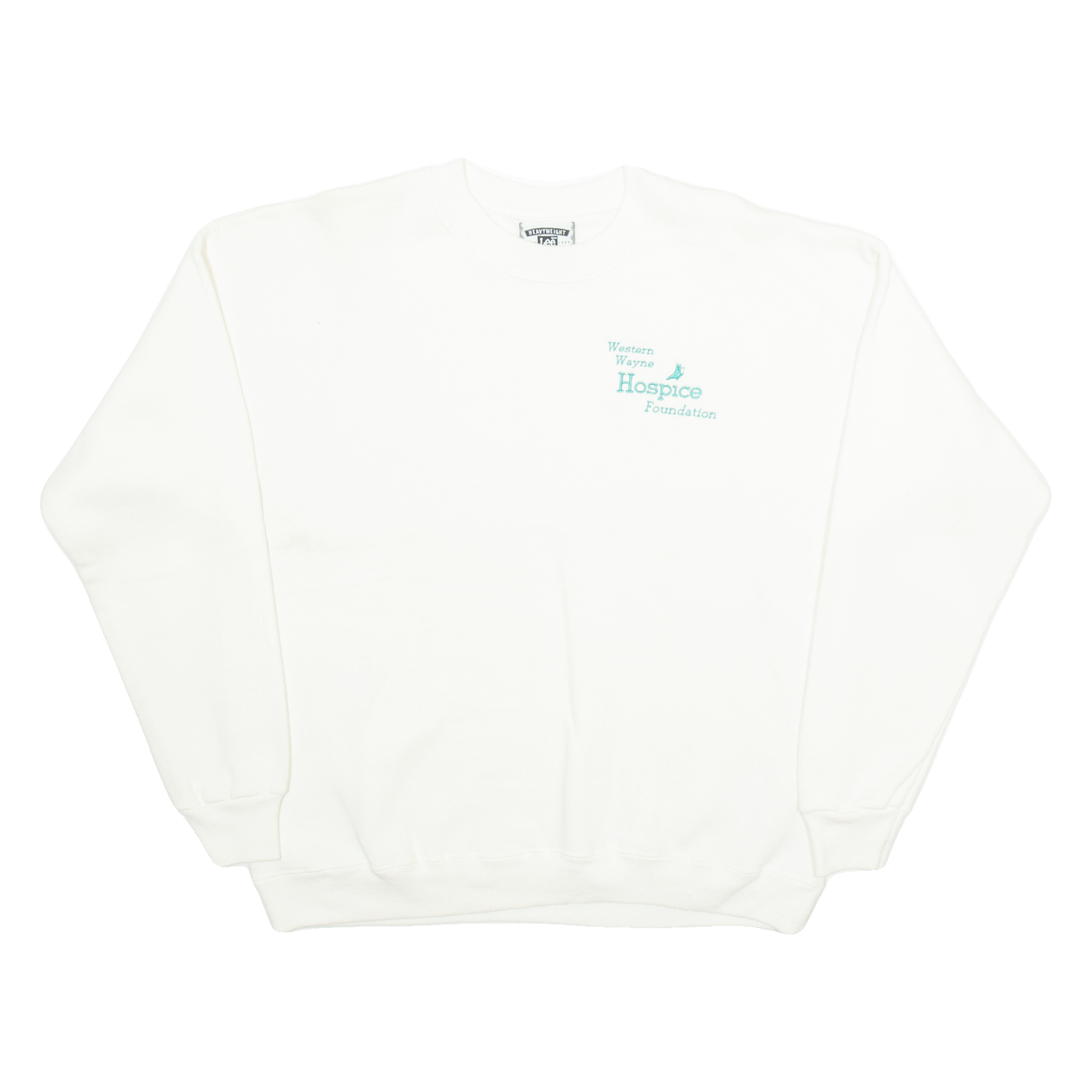 LEE Western Wayne Hospice Foundation Mens Sweatshirt White L Refurbished - N/A refurbished available on Cerqular