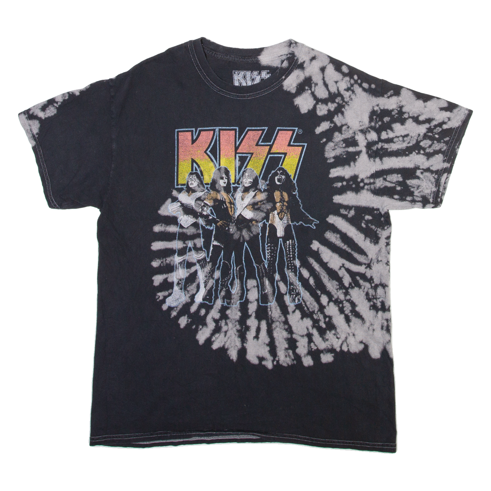 KISS Mens Band T-Shirt Black M Refurbished - N/A refurbished available on Cerqular