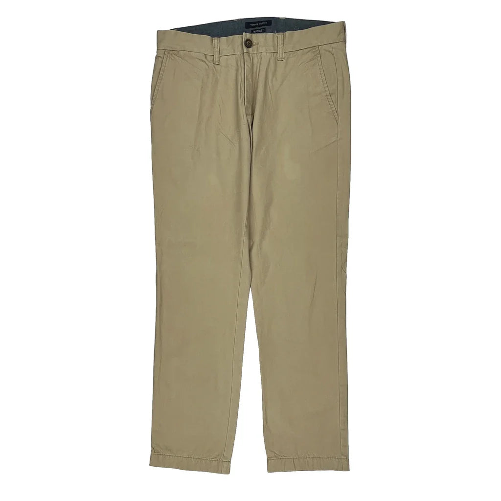 Buy Tommy Hilfiger Chinos - 34W 32L Beige Cotton Refurbished - $40.19 Tommy Hilfiger Chinos - 34W 32L Beige Cotton Refurbished - Thrifted (note: this is a term often used to describe second- refurbished available on Cerqular