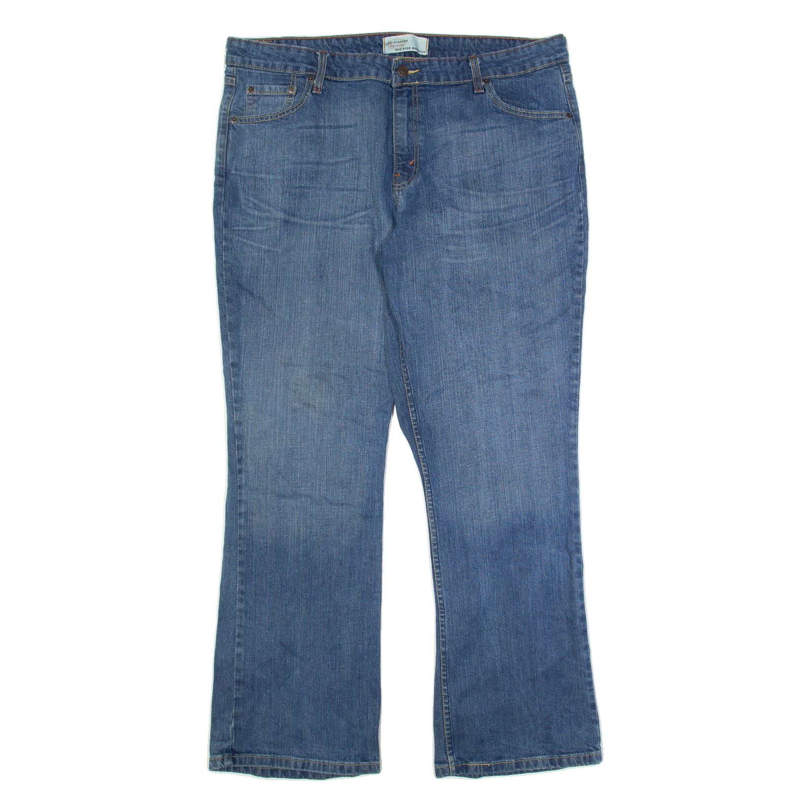 LEVI'S Womens Jeans Blue Regular Bootcut W40 L32 Refurbished - N/A refurbished available on Cerqular