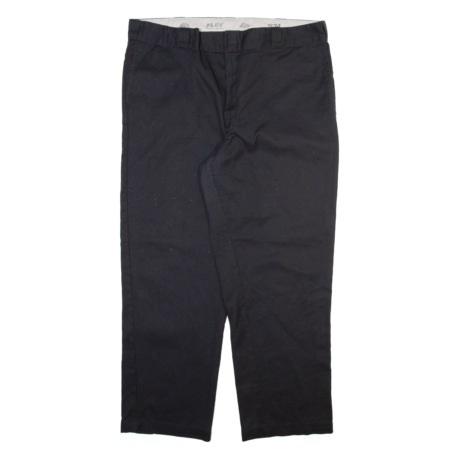DICKIES Mens Trousers Black Regular Straight W42 L30 Refurbished - N/A refurbished available on Cerqular