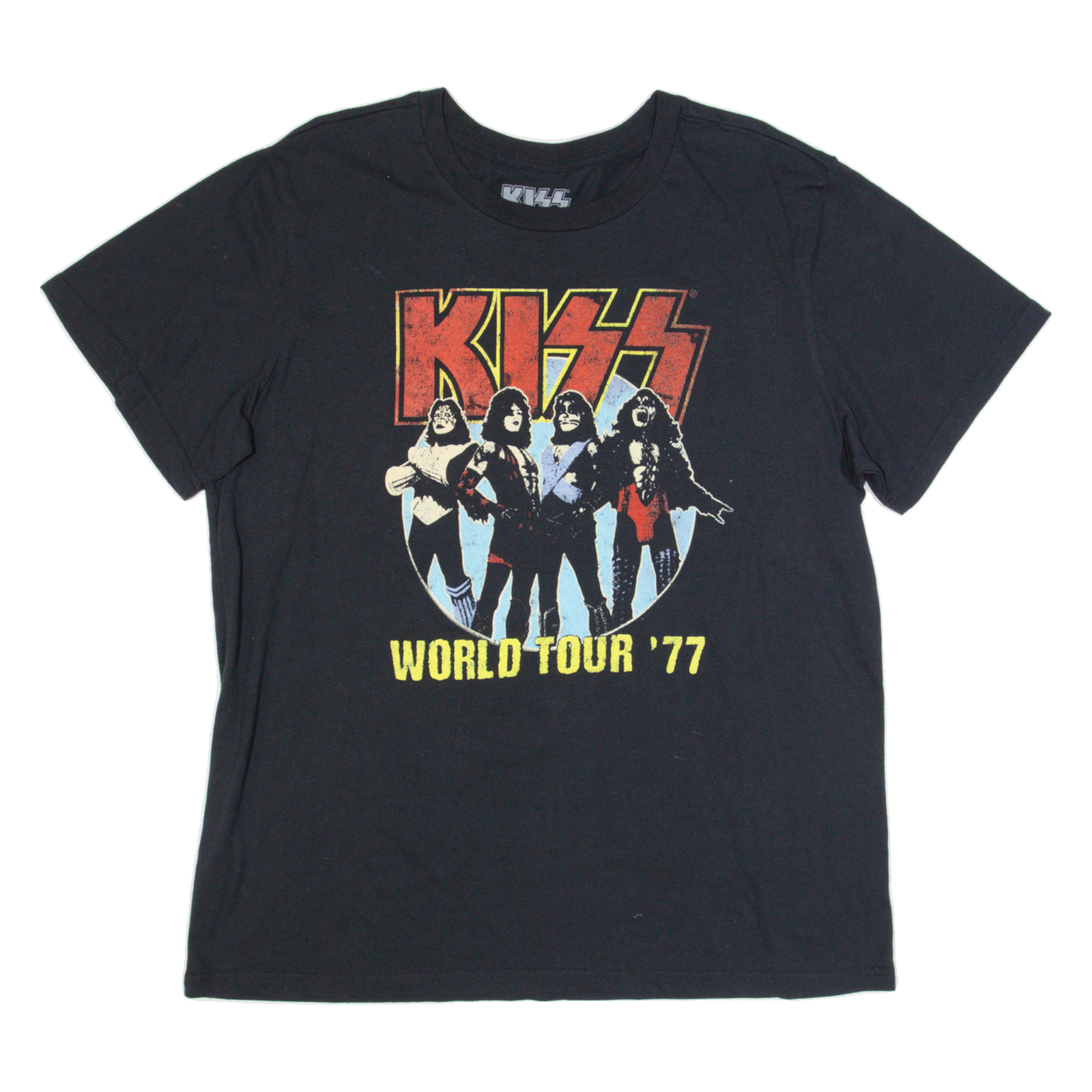KISS World Tour Womens Band T-Shirt Black 3XL Refurbished - N/A refurbished available on Cerqular