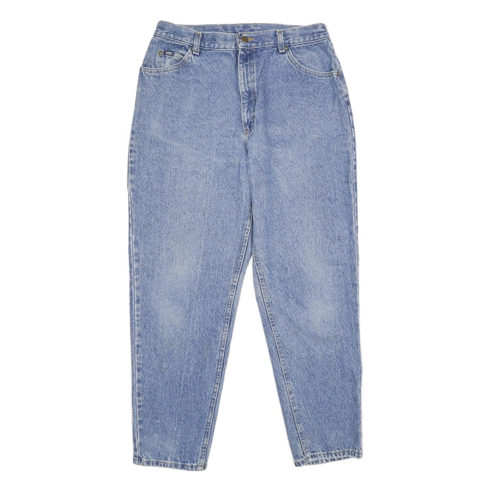 LEE Womens Classic Blue Denim Jeans Zip W32 L30 Casual Straight Leg Refurbished - N/A refurbished available on Cerqular