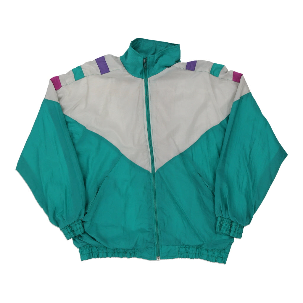 1980s Blairs Boutique Jacket - Medium Block Colour Nylon Refurbished - Thrifted (note: this is a term often used to describe second- refurbished available on Cerqular