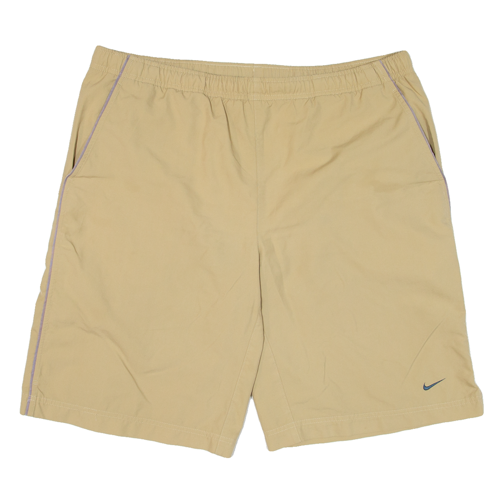 NIKE Mesh Lining Mens Swimming Shorts Beige Relaxed L W38 Refurbished - N/A refurbished available on Cerqular
