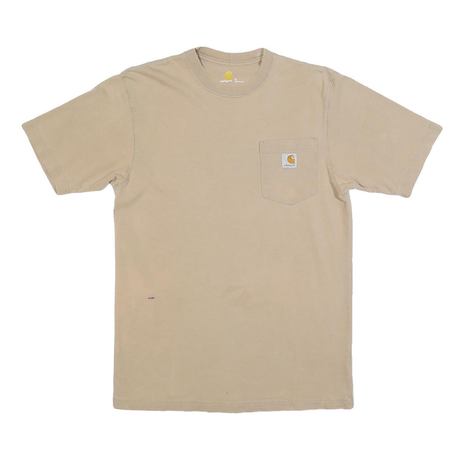 Buy CARHARTT Mens Beige Pocket T-Shirt S Short Sleeve Crew Neck Workwear Casual Refurbished - $24.69 CARHARTT Mens Beige Pocket T-Shirt S Short Sleeve Crew Neck Workwear Casual Refurbished - N/A refurbished available on Cerqular
