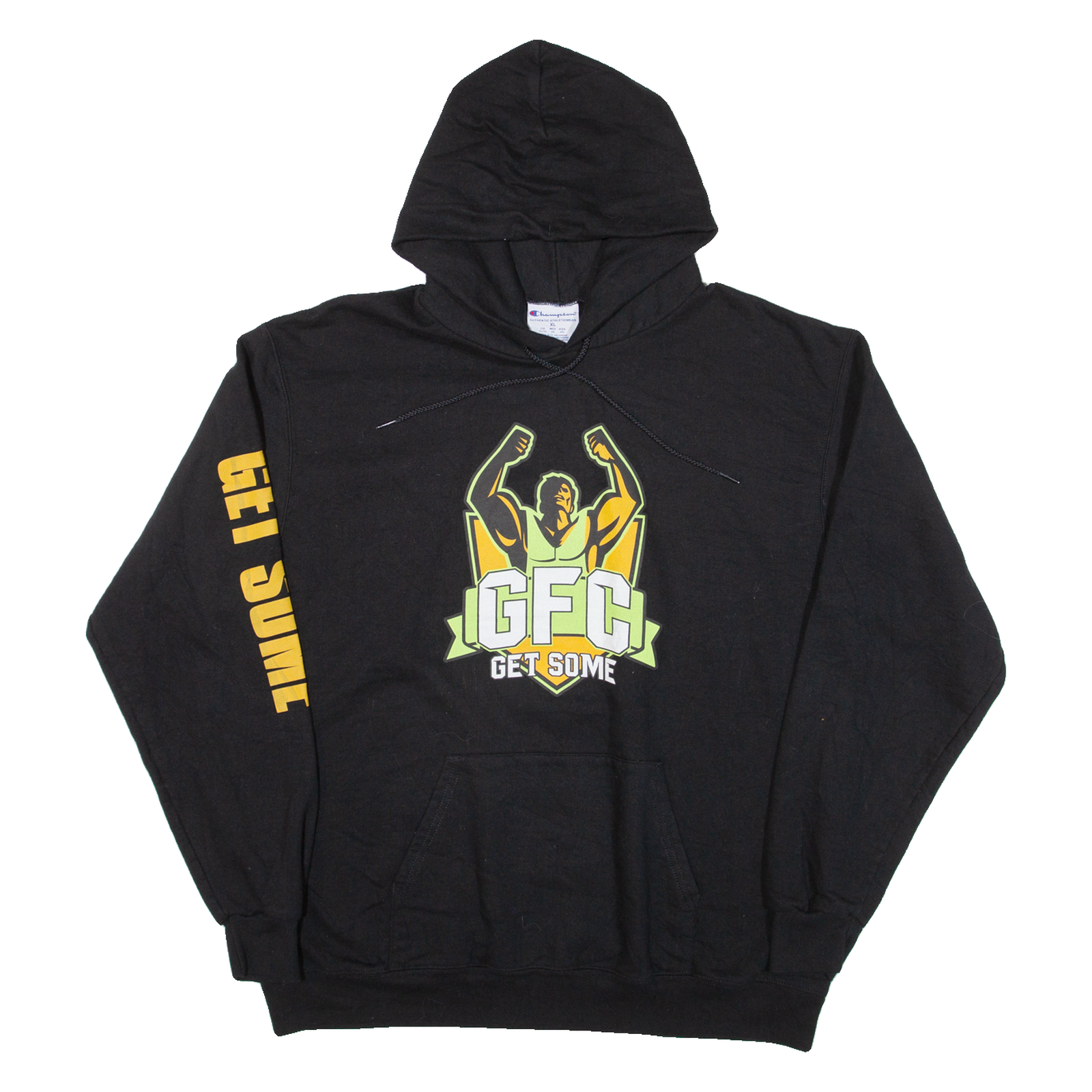 CHAMPION Gfc Get Some Mens Black Hoodie USA XL Refurbished - N/A refurbished available on Cerqular