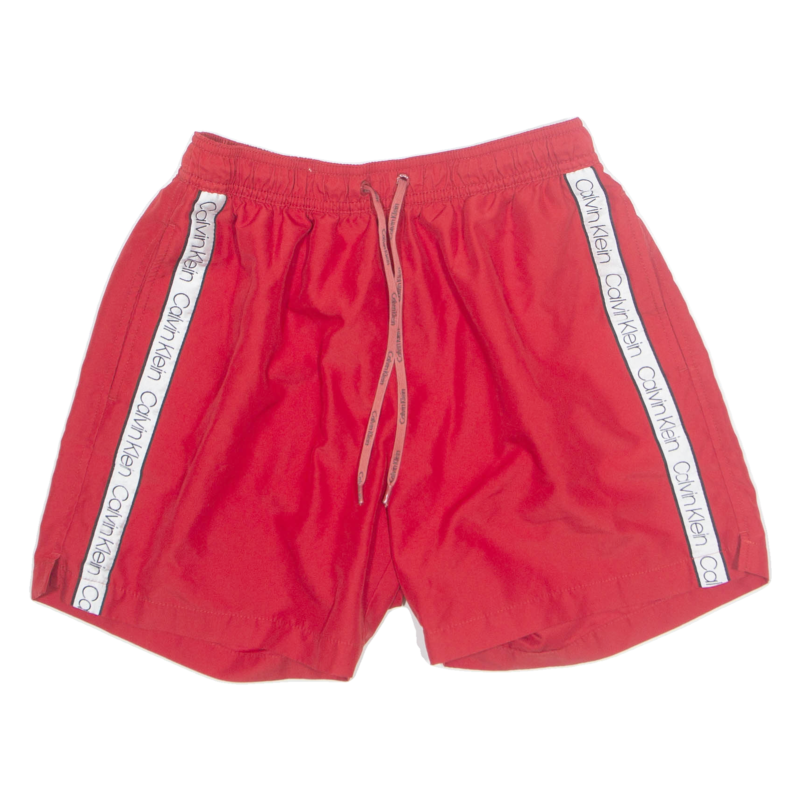 CALVIN KLEIN Mesh Lined Mens Swimming Shorts Red S W23 Refurbished - N/A refurbished available on Cerqular