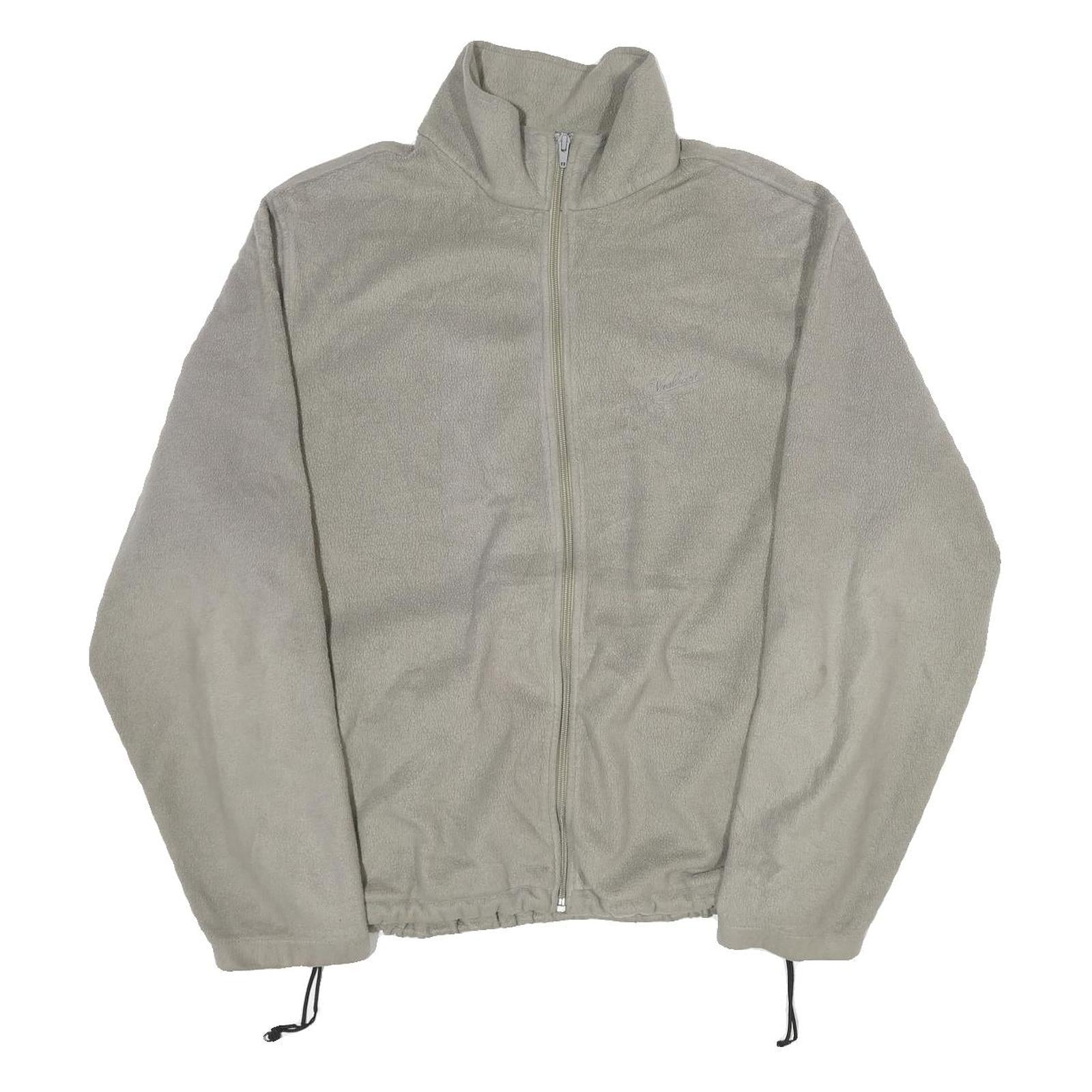 WOOLRICH Mens Grey XL Zip Up Fleece Jacket Casual Regular Fit Outdoor Warm Refurbished - N/A refurbished available on Cerqular