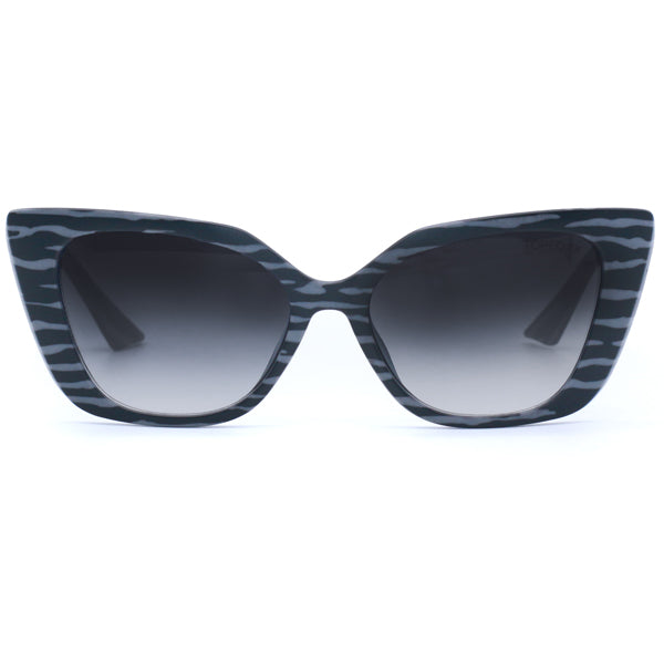 SOPHIA - Grey Zebra | Color: Grey Zebra | Size: OS Refurbished - N/A refurbished available on Cerqular