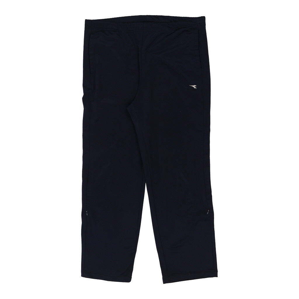Diadora Tracksuit - Medium Navy Polyester Refurbished - Thrifted (note: this is a term often used to describe second- refurbished available on Cerqular
