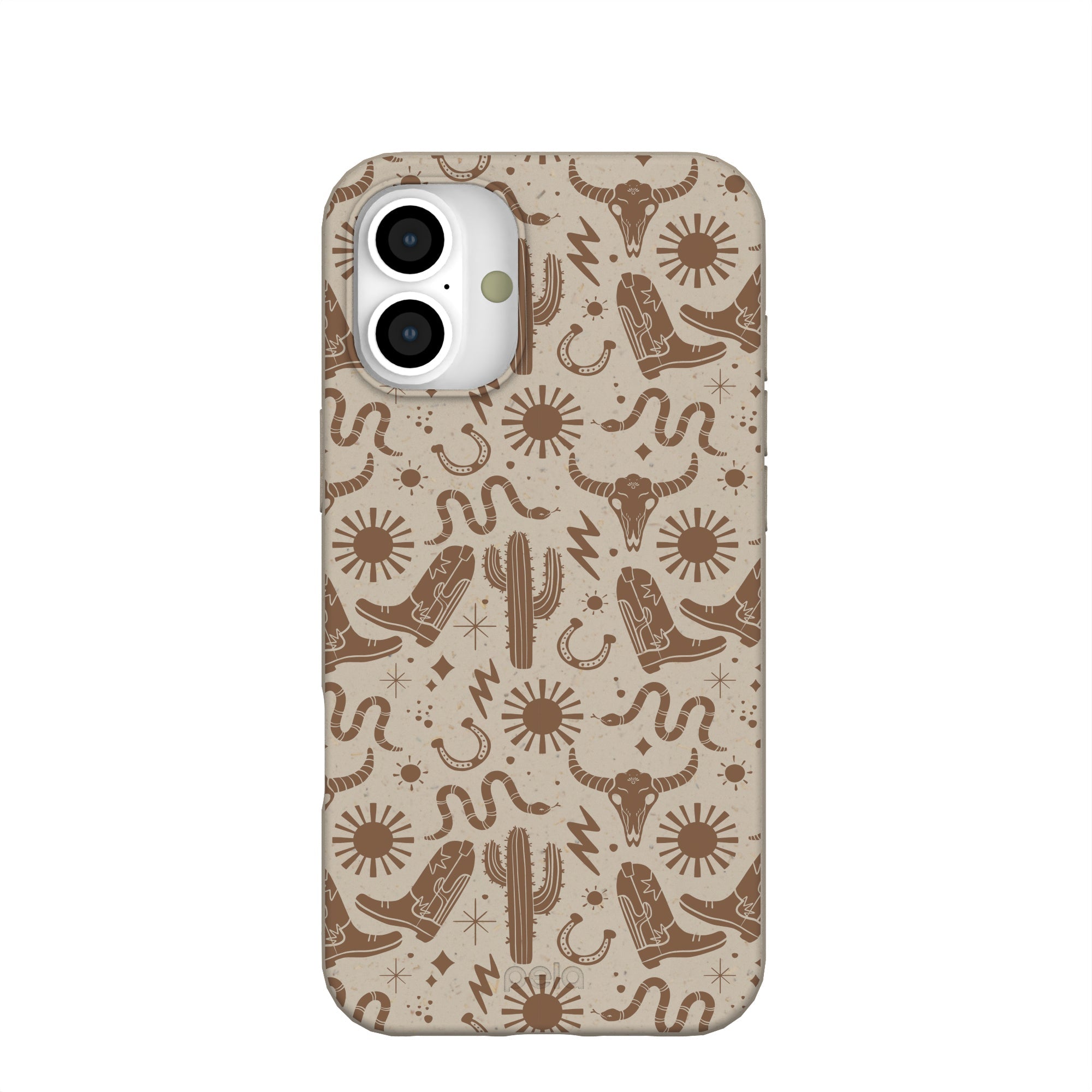 London Fog Wild West iPhone 16 Plus Case Refurbished - Pela Case refurbished available on Cerqular