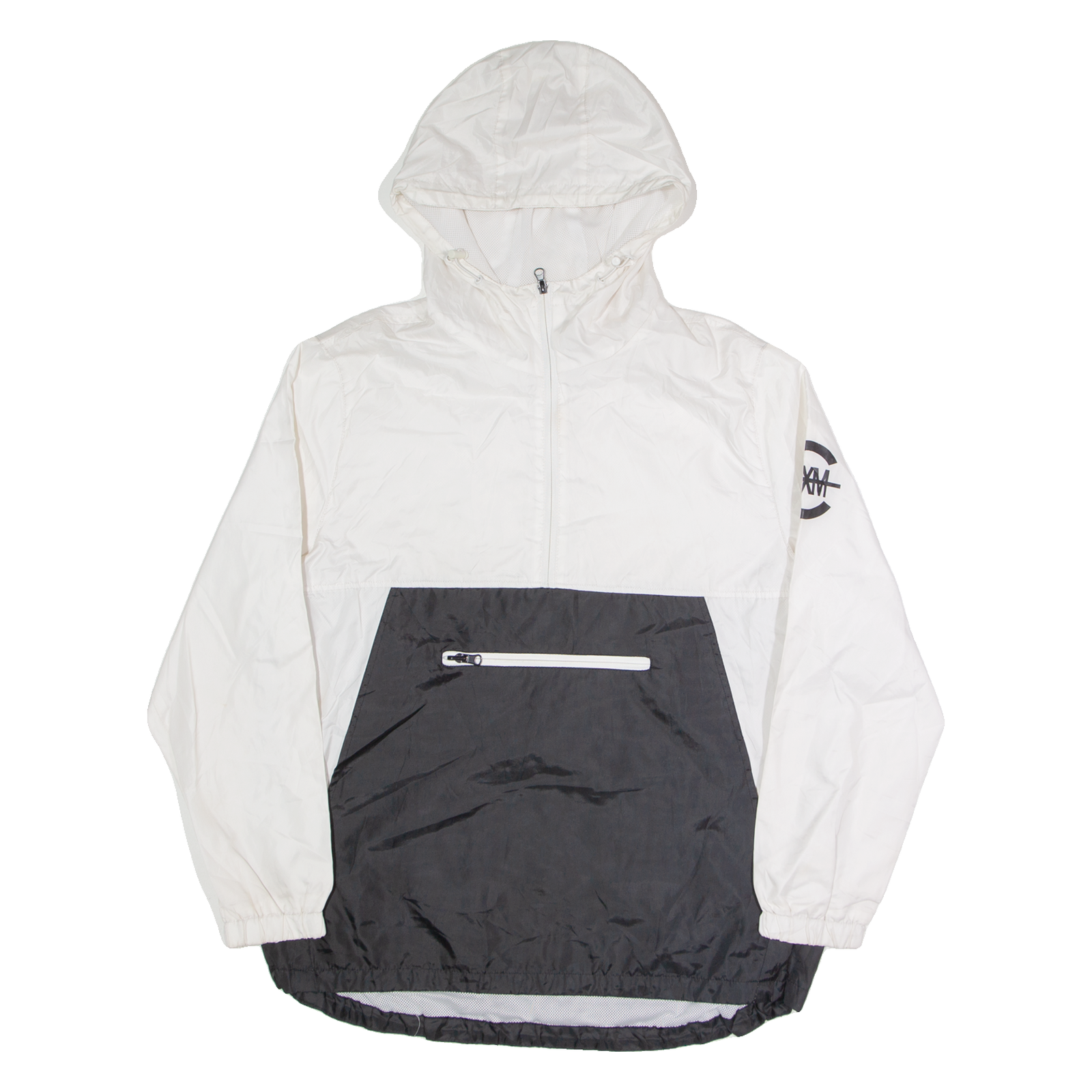 MC SQUARED Mens Track Jacket White Hooded L Refurbished - N/A refurbished available on Cerqular