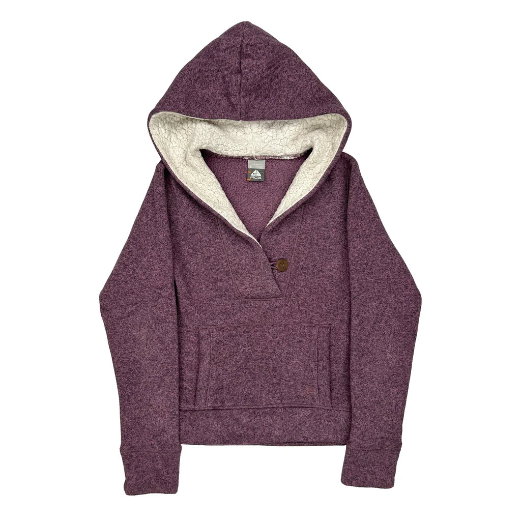 Nike Acg Hoodie - Small Purple Polyester Refurbished - Thrifted (note: this is a term often used to describe second- refurbished available on Cerqular