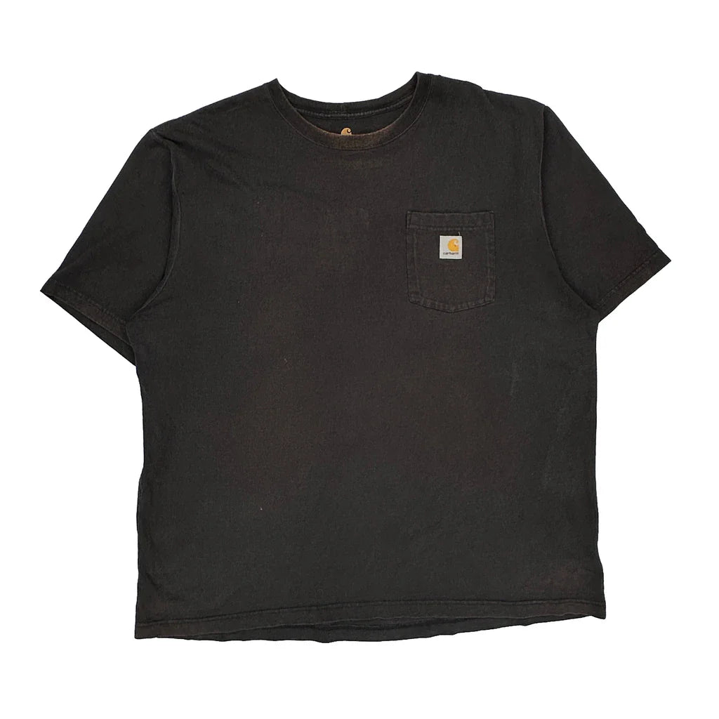 Buy Carhartt T-Shirt - XL Black Cotton Refurbished - $20.09 Carhartt T-Shirt - XL Black Cotton Refurbished - Thrifted (note: this is a term often used to describe second- refurbished available on Cerqular