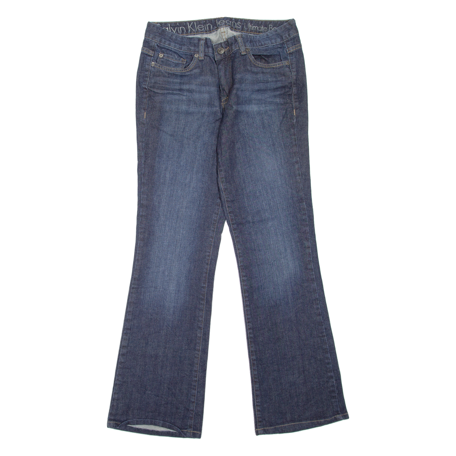 CALVIN KLEIN JEANS Womens Jeans Blue Regular Bootcut Stone Wash W30 L32 Refurbished - N/A refurbished available on Cerqular