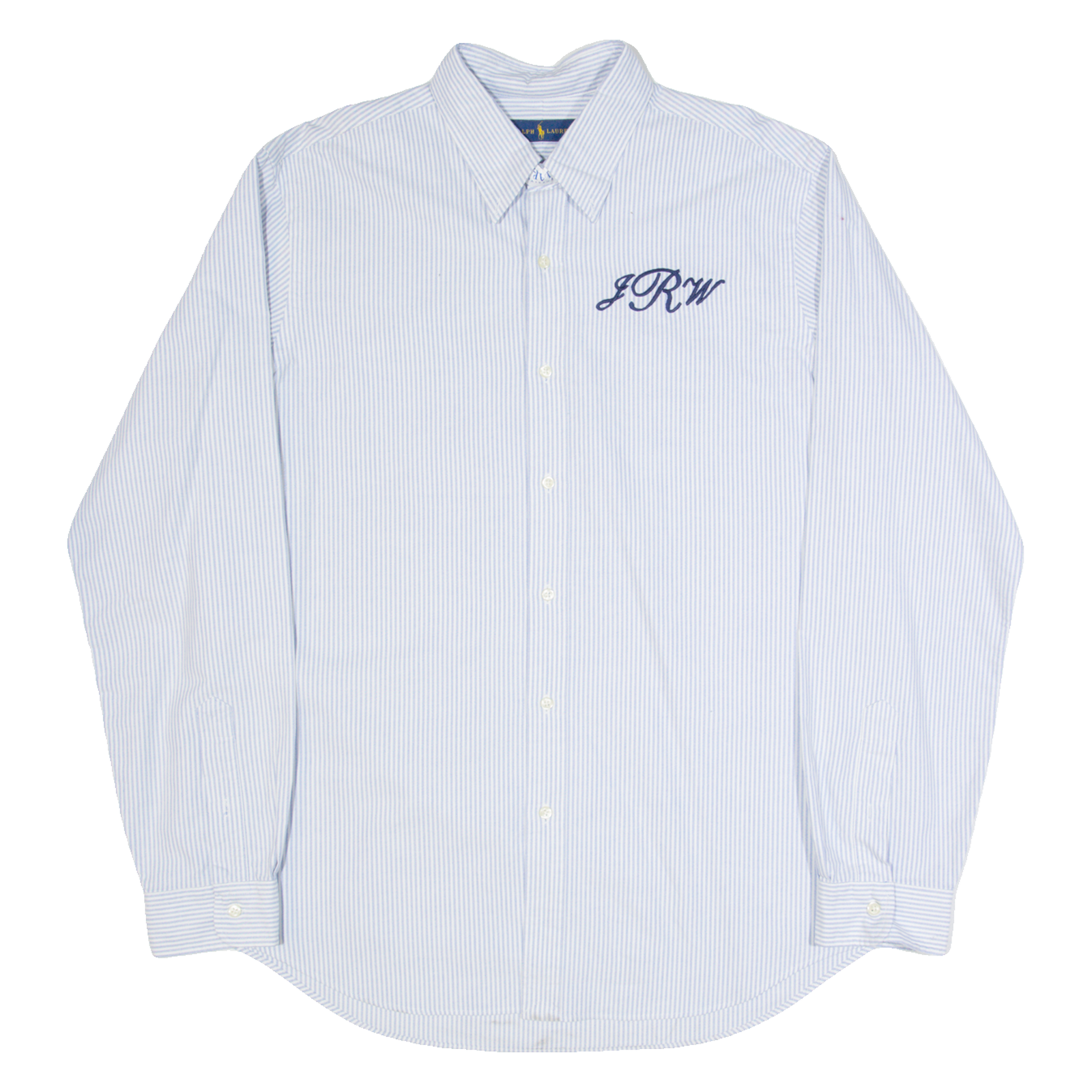 RALPH LAUREN Mens Shirt Blue Striped Long Sleeve XL Refurbished - N/A refurbished available on Cerqular