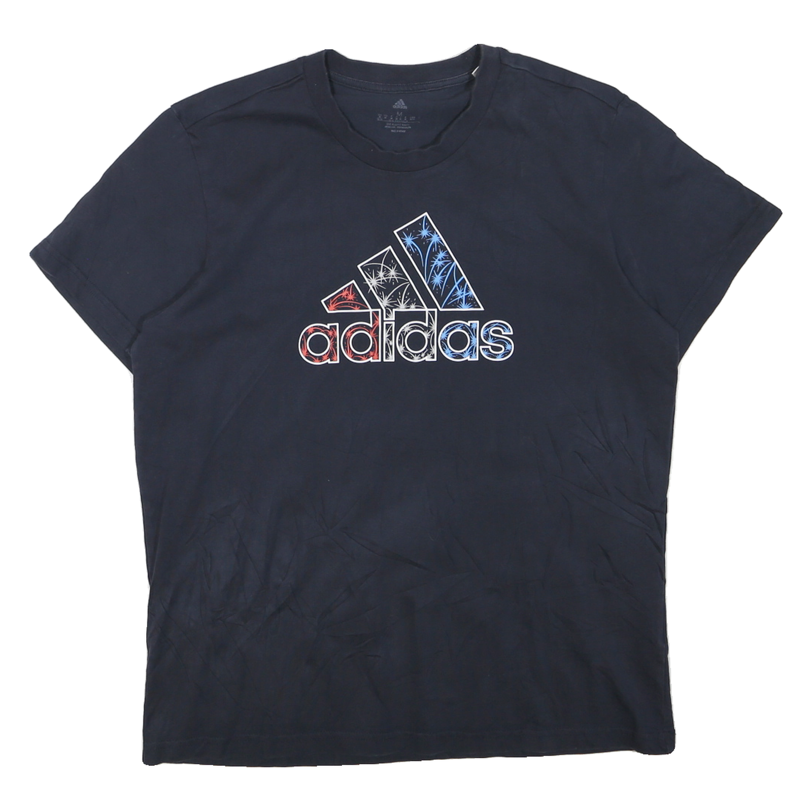 ADIDAS Womens Black Graphic T-Shirt M Short Sleeve Crew Neck Casual Refurbished - N/A refurbished available on Cerqular
