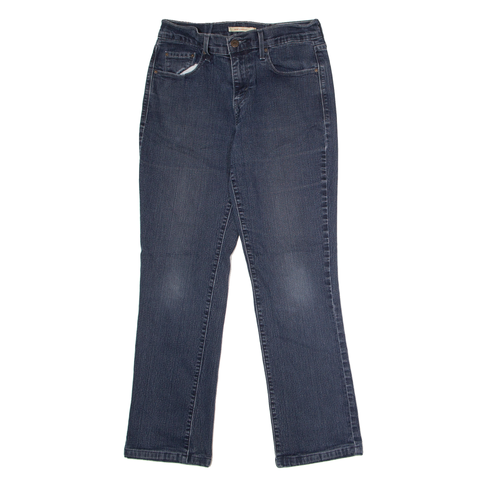 LEVI'S 505 Womens Jeans Blue Regular Straight W28 L28 Refurbished - N/A refurbished available on Cerqular