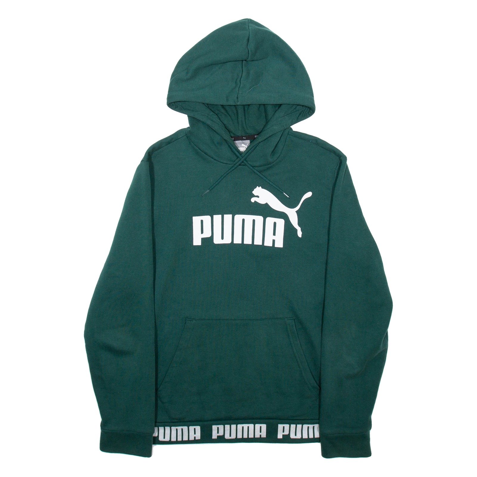 PUMA Mens Green Hoodie S Refurbished - N/A refurbished available on Cerqular