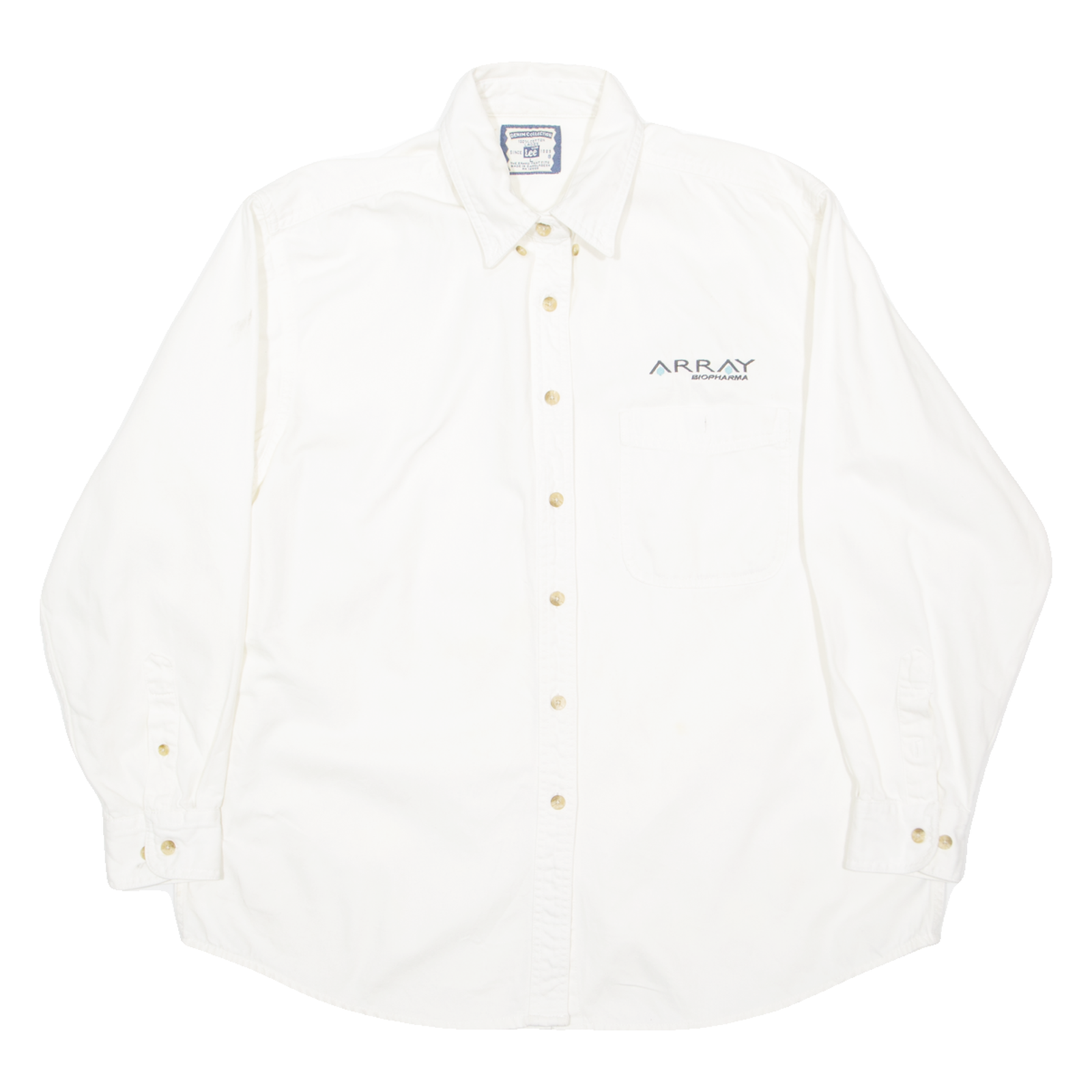 LEE Workwear Womens Denim Shirt White Long Sleeve L Refurbished - N/A refurbished available on Cerqular