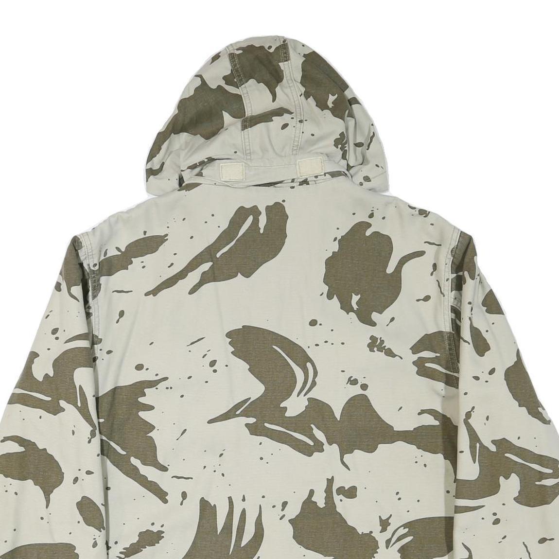 EURO JEANS Womens Beige & Olive Hooded Cotton Blend Jacket XL Cotton Blend Refurbished - N/A refurbished available on Cerqular