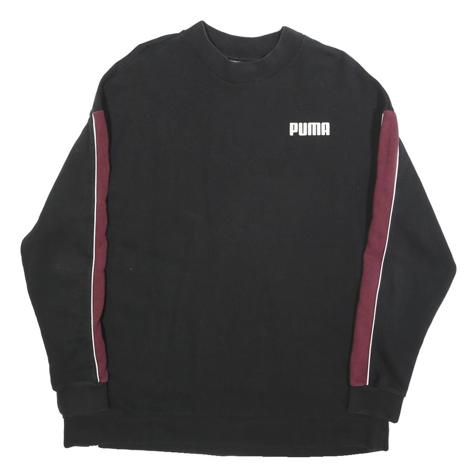 Buy PUMA Womens Black & Maroon Sweatshirt Crew Neck UK 18 Cotton Blend Long Sleeve Refurbished - $29.89 PUMA Womens Black & Maroon Sweatshirt Crew Neck UK 18 Cotton Blend Long Sleeve Refurbished - N/A refurbished available on Cerqular