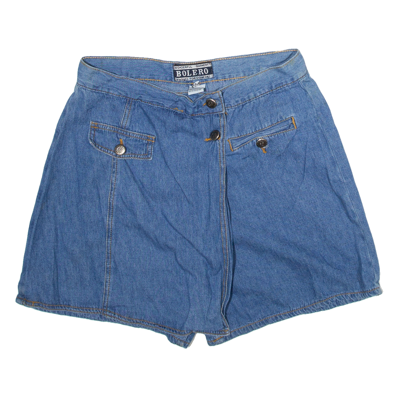 BOLERO Womens Casual Shorts Blue M W28 Refurbished - N/A refurbished available on Cerqular