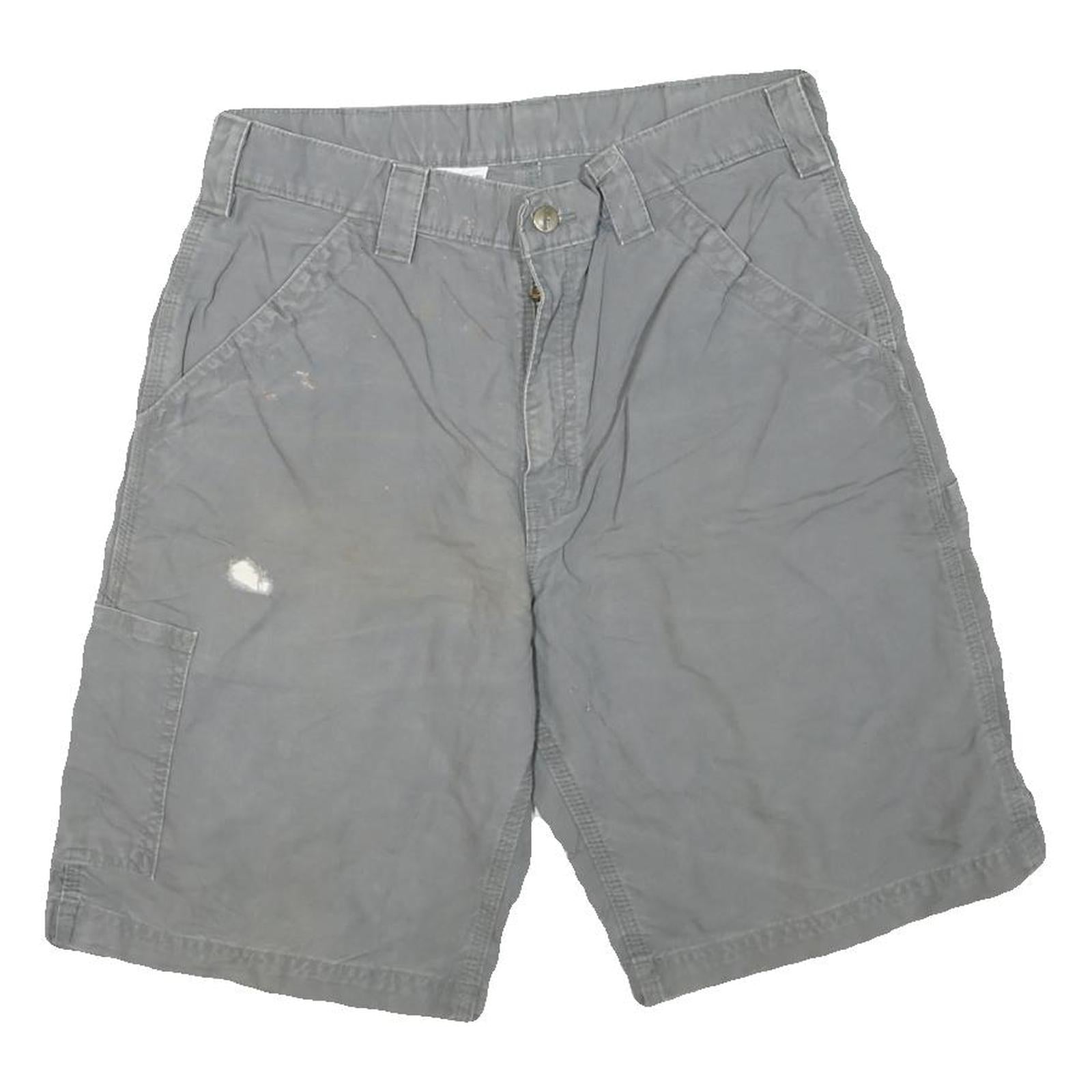 CARHARTT Mens Shorts Grey Casual Cotton Blend M W32 Workwear Utility Refurbished - N/A refurbished available on Cerqular