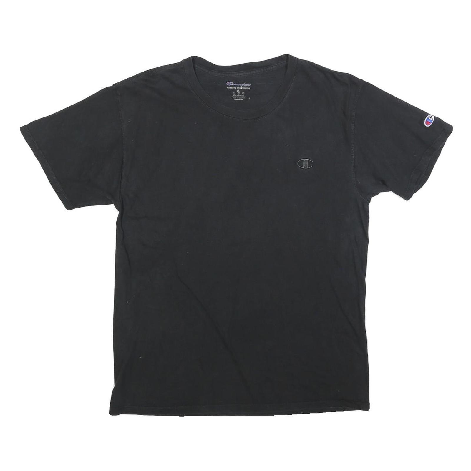 Buy CHAMPION Mens Black Classic T-Shirt M Short Sleeve Crew Neck Chest Logo Refurbished - $18.19 CHAMPION Mens Black Classic T-Shirt M Short Sleeve Crew Neck Chest Logo Refurbished - N/A refurbished available on Cerqular