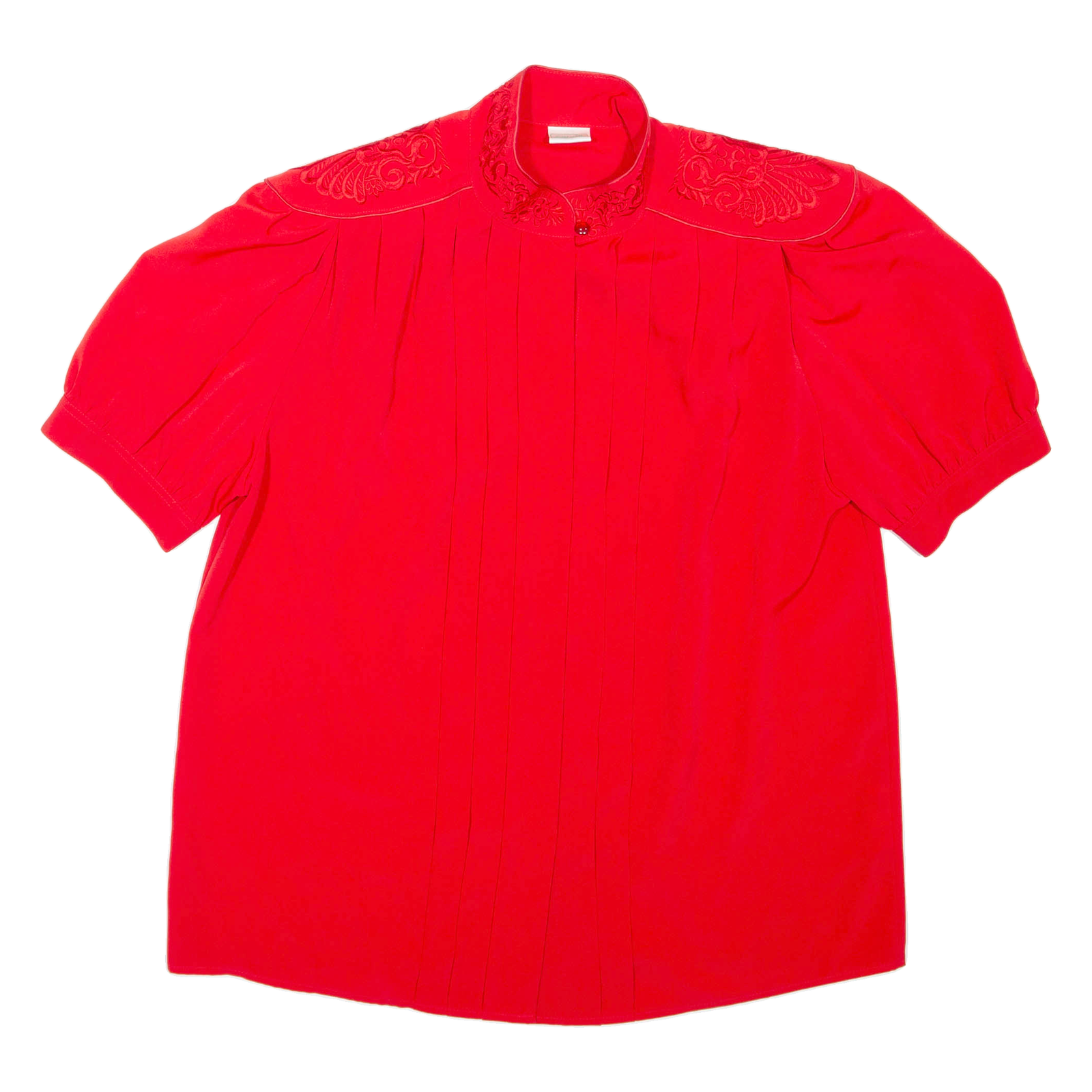 Womens Blouse Red High Neck L Refurbished - N/A refurbished available on Cerqular