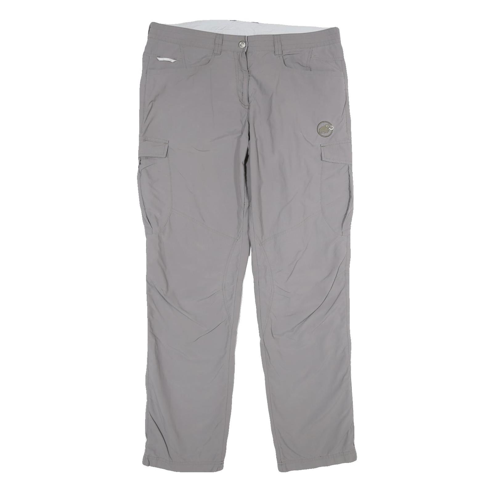 MAMMUT Womens Polyamide Grey Regular Straight Trousers W34 L34 Outdoor Hiking Refurbished - N/A refurbished available on Cerqular