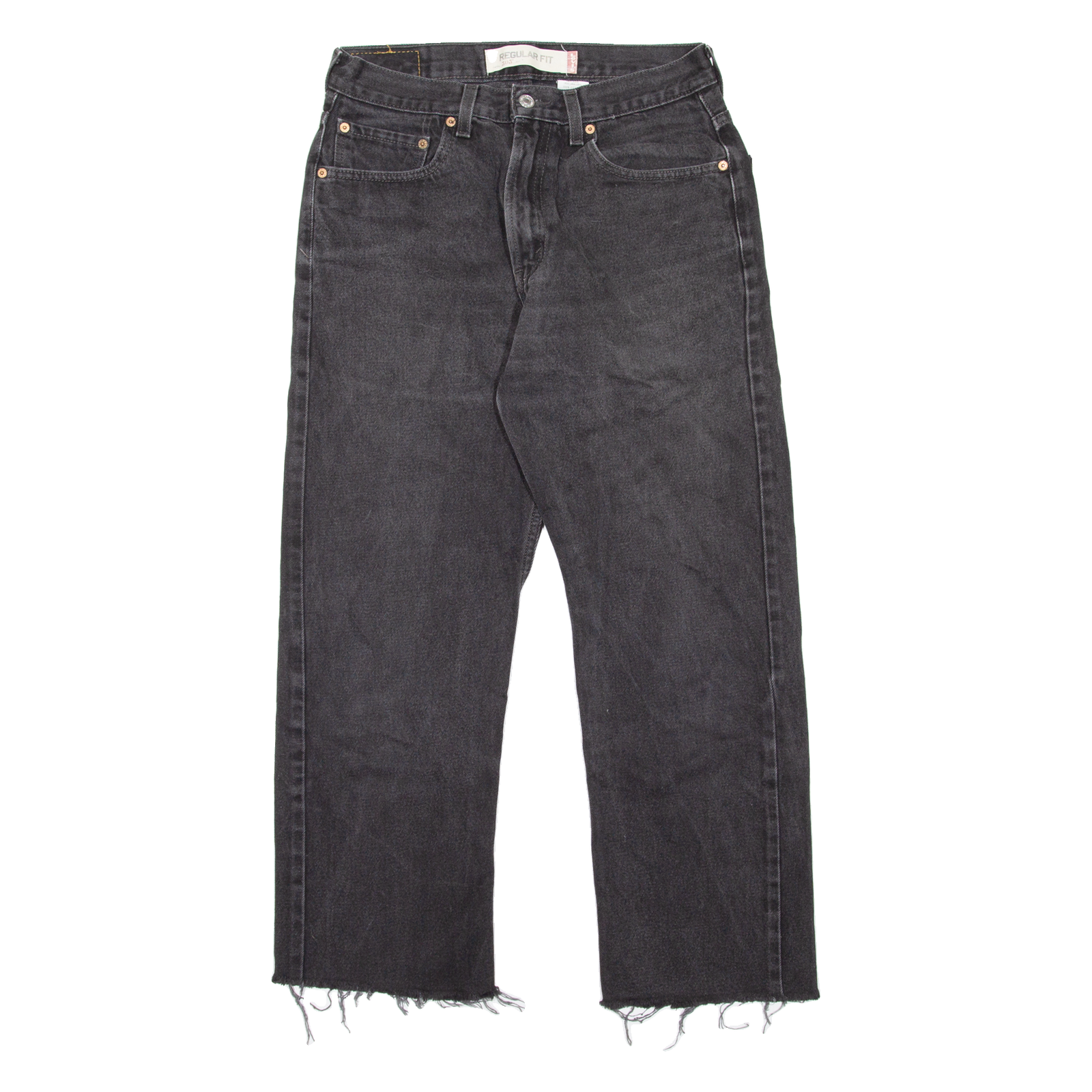 LEVI'S 505 Jeans Mens Black Regular Straight W30 L27 Refurbished - N/A refurbished available on Cerqular
