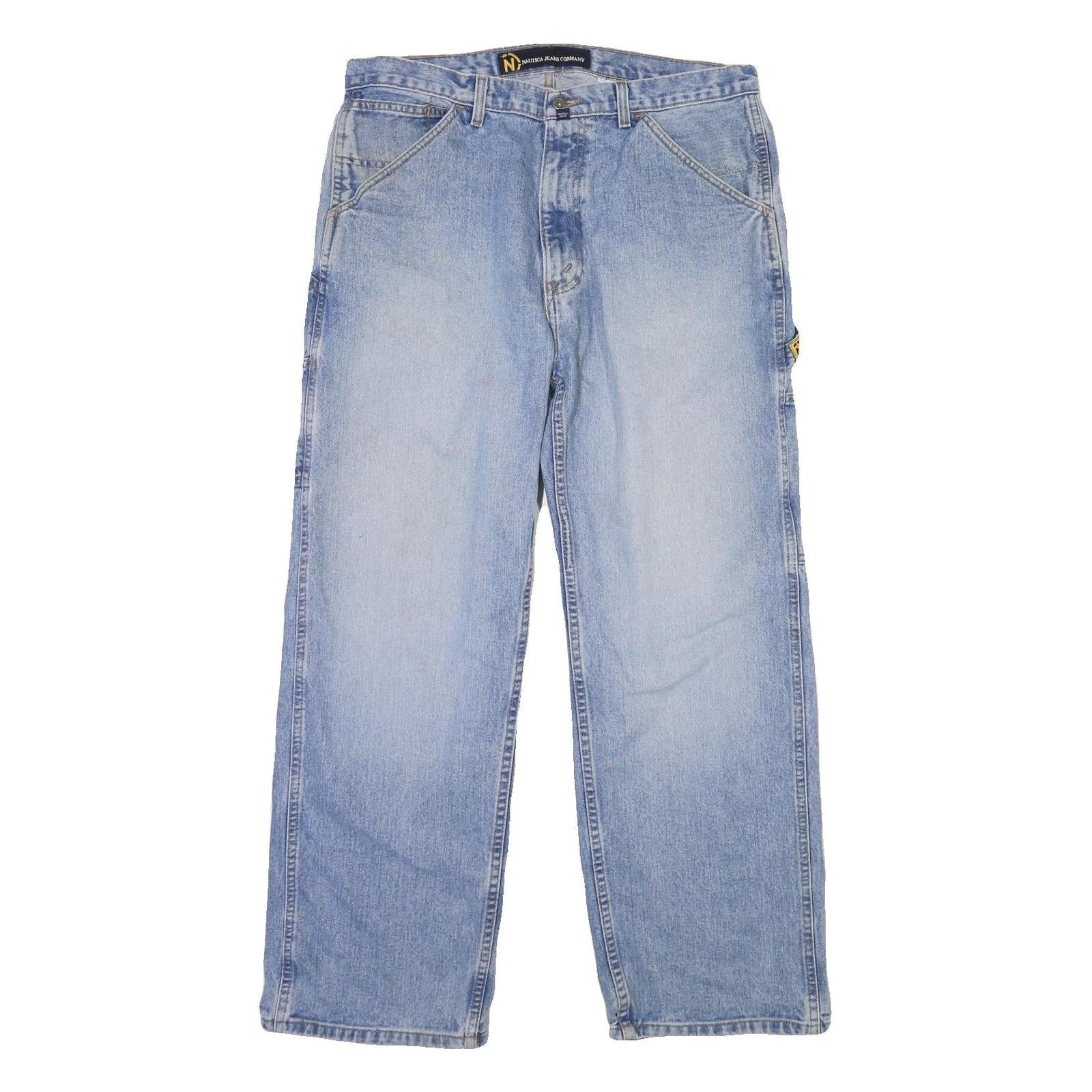 Buy NAUTICA Mens Loose Blue Denim Jeans W37 L30 Button Closure Casual Workwear Refurbished - $29.89 NAUTICA Mens Loose Blue Denim Jeans W37 L30 Button Closure Casual Workwear Refurbished - N/A refurbished available on Cerqular