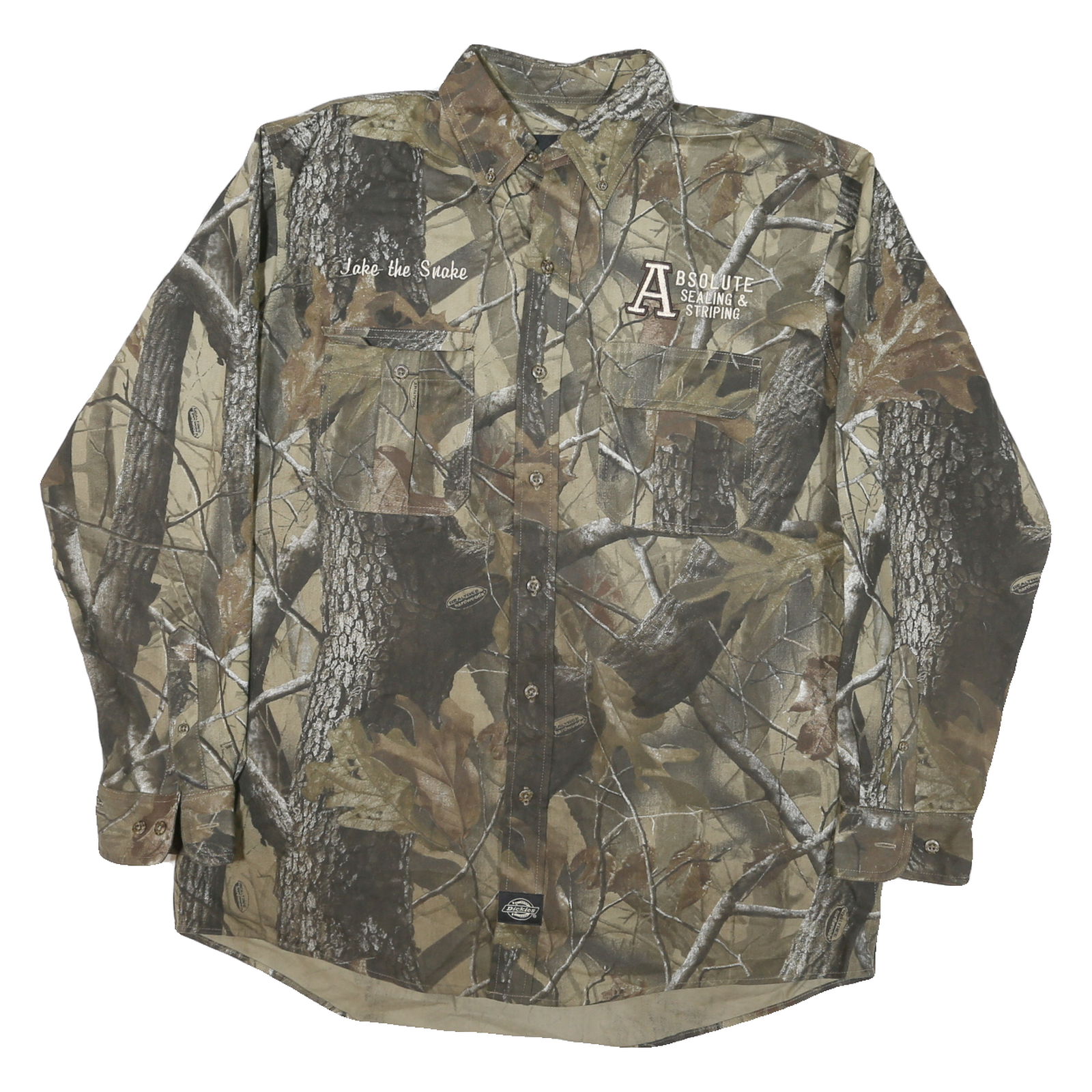 Buy DICKIES Mens Brown & Green Camouflage Cotton Blend Shirt L Workwear Outdoor Refurbished - $45.49 DICKIES Mens Brown & Green Camouflage Cotton Blend Shirt L Workwear Outdoor Refurbished - N/A refurbished available on Cerqular
