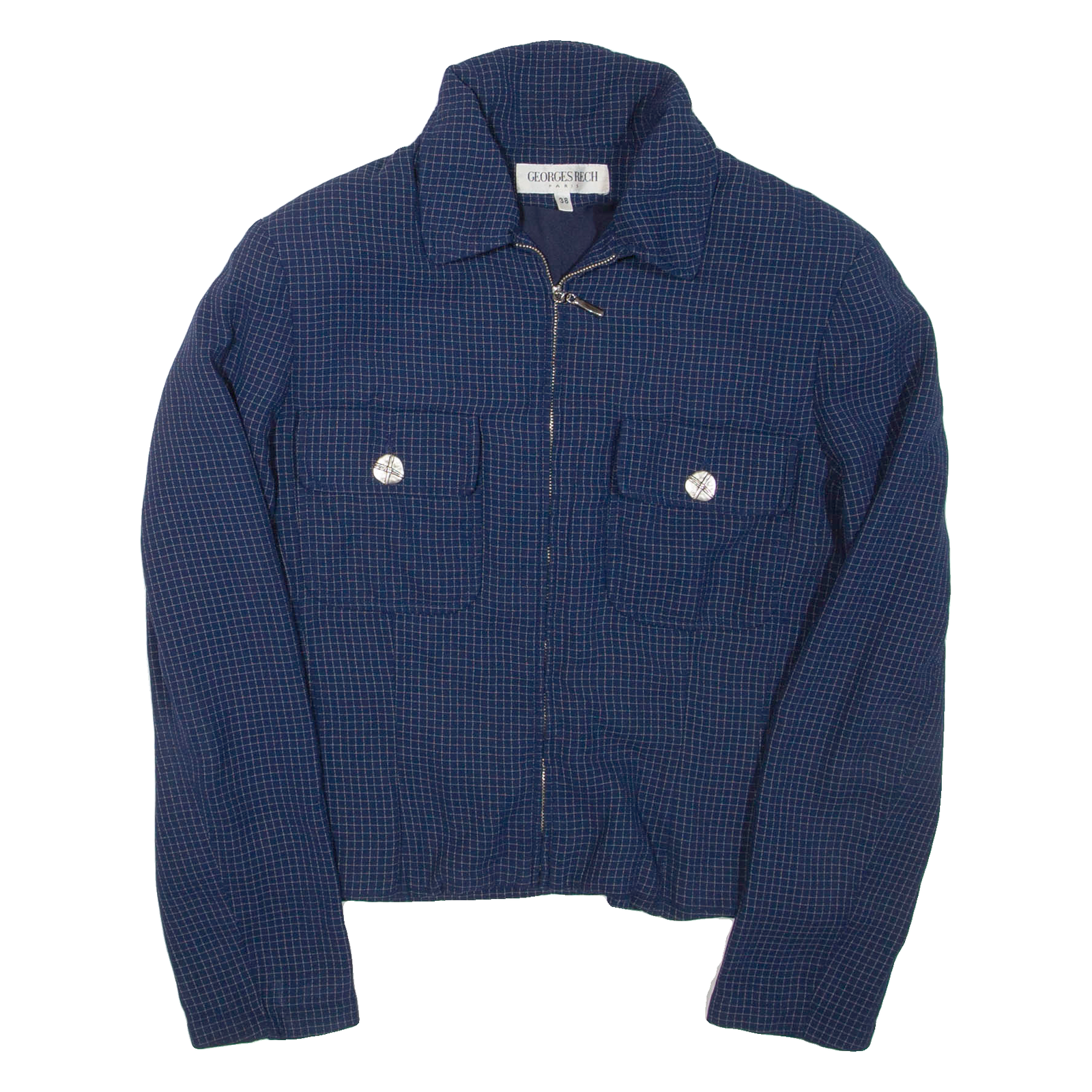 Buy GEORGES RECH Womens Jacket Blue Check S Refurbished - $36.39 GEORGES RECH Womens Jacket Blue Check S Refurbished - N/A refurbished available on Cerqular