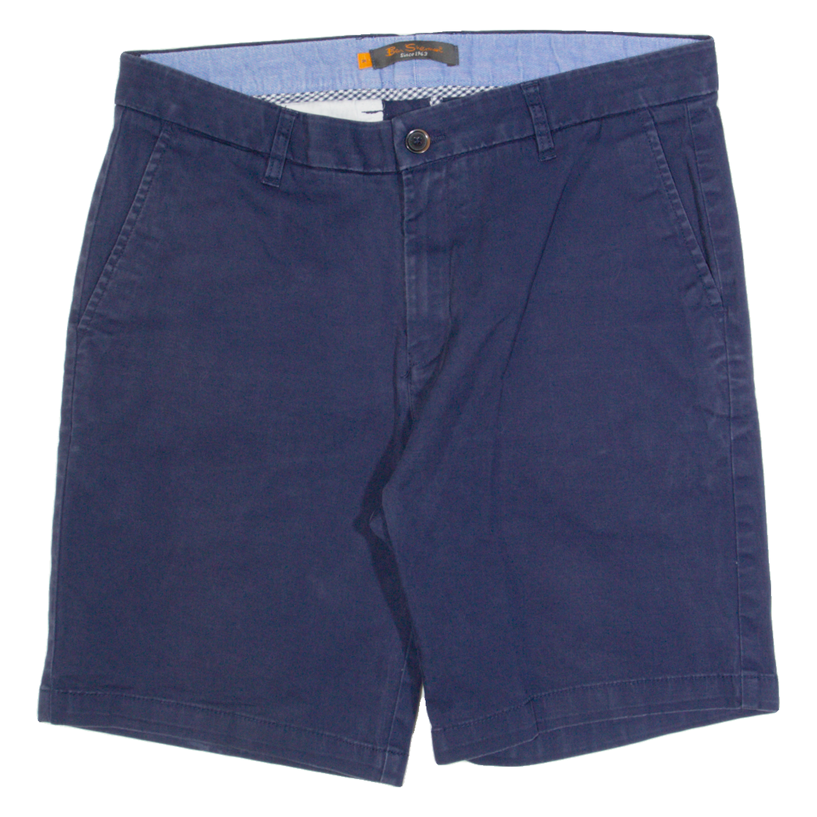 BEN SHERMAN Mens Chino Shorts Blue L W36 Refurbished - N/A refurbished available on Cerqular