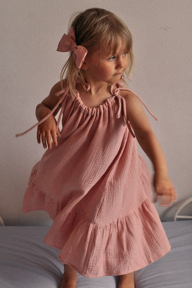Buy Back to nature girl's dress - Dusty Pink | Size: 5 Refurbished - $70.20 Back to nature girl's dress - Dusty Pink | Size: 5 Refurbished - N/A (Note: This brand may not be well-known globally refurbished available on Cerqular