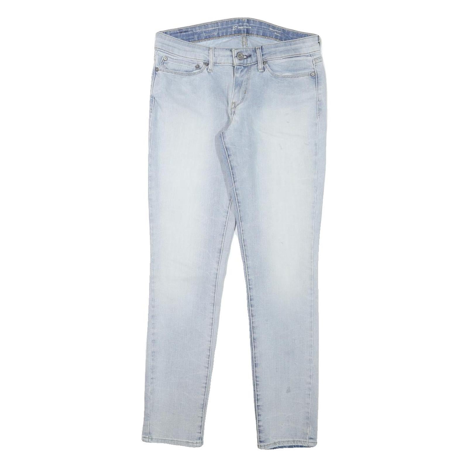 LEVI'S Womens Jeans Blue Slim Skinny Denim Light W27 L27 Casual Stylish Refurbished - N/A refurbished available on Cerqular