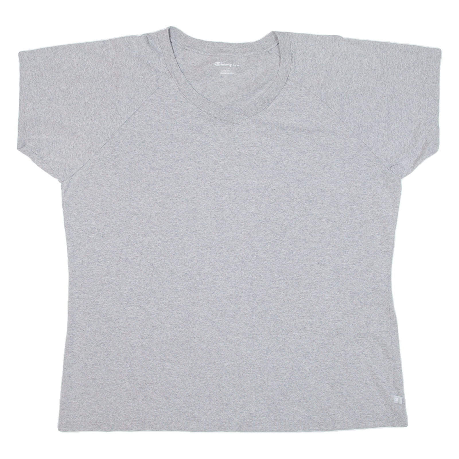 CHAMPION Mens T-Shirt Grey V-Neck L Refurbished - N/A refurbished available on Cerqular
