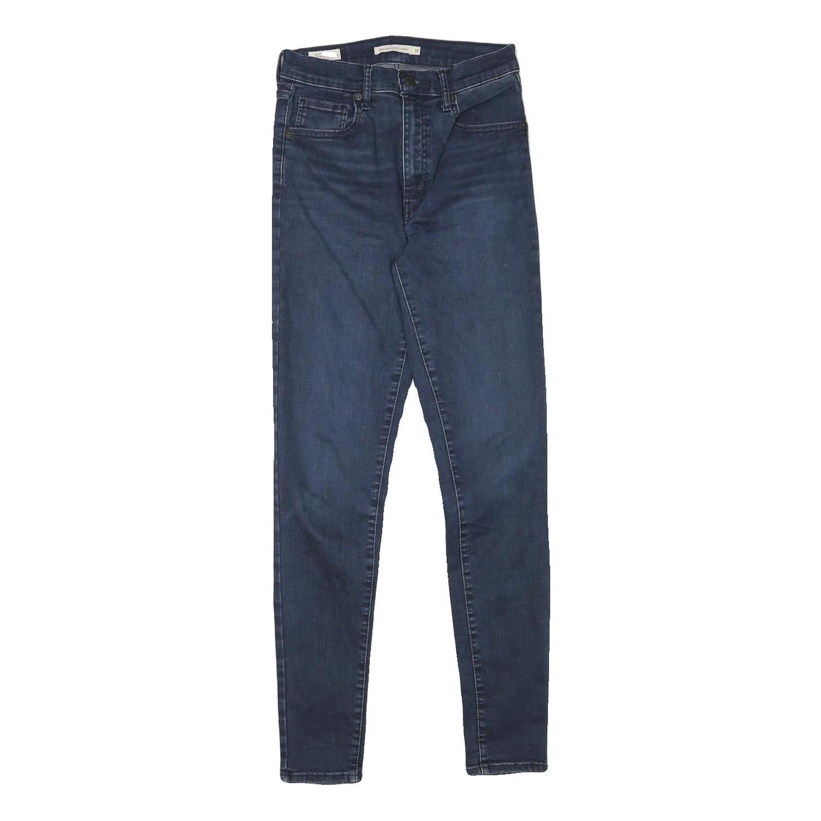 LEVI'S Womens Jeans Blue Slim Skinny Denim Medium W25 L29 Stretch Zip Refurbished - N/A refurbished available on Cerqular