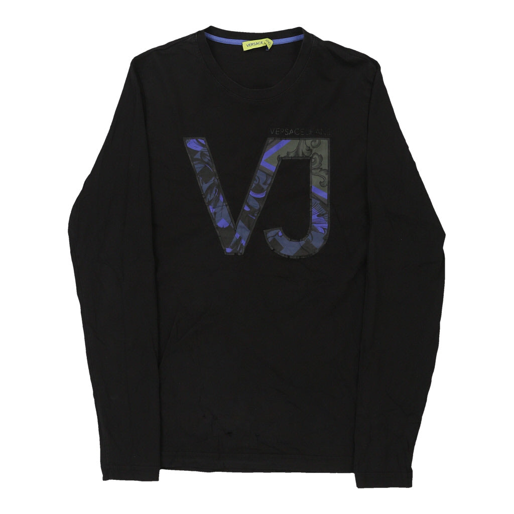 Buy Versace Jeans Couture Long Sleeve T-Shirt - XS Black Cotton Refurbished - $200.99 Versace Jeans Couture Long Sleeve T-Shirt - XS Black Cotton Refurbished - Thrifted (note: this is a term often used to describe second- refurbished available on Cerqular