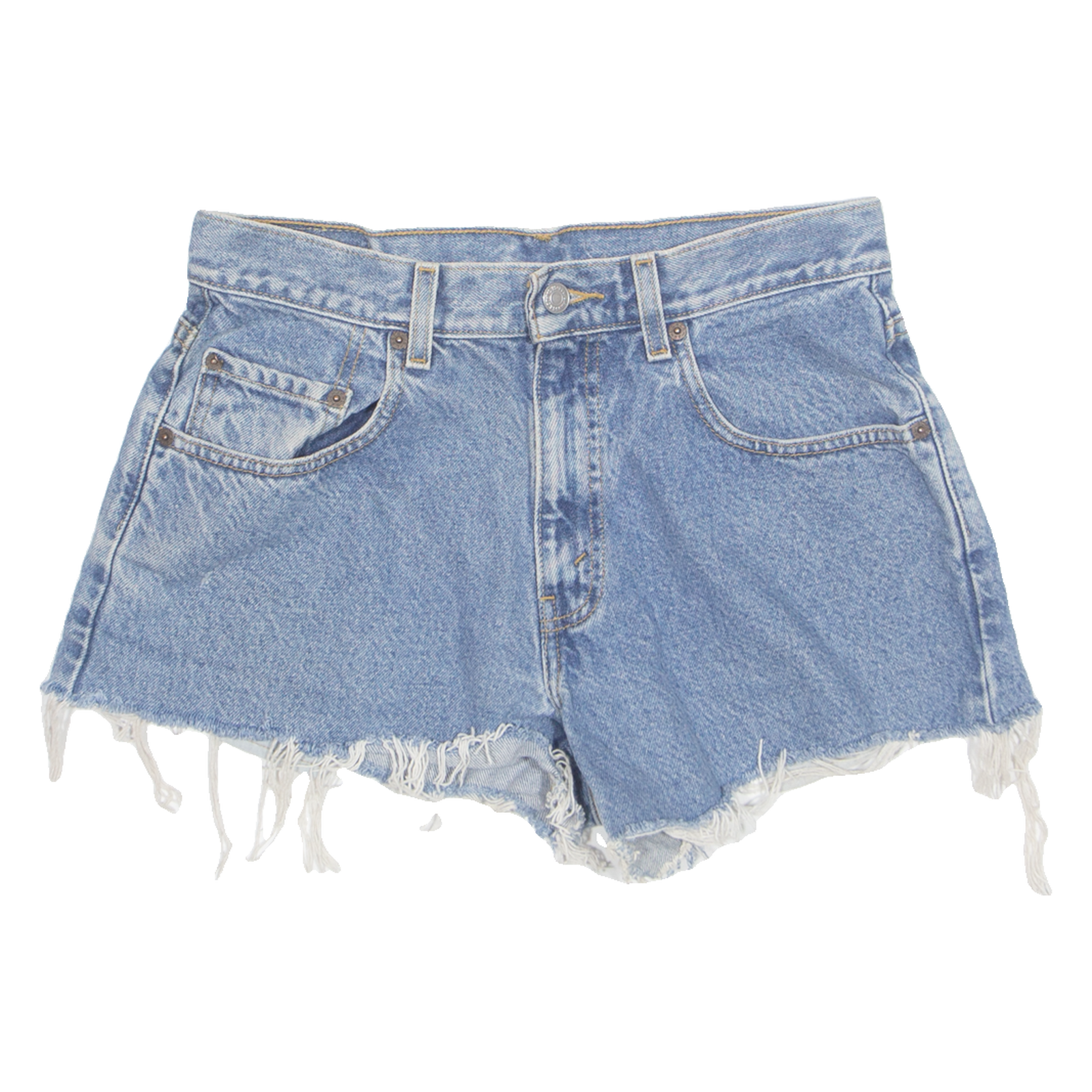 LEVI'S Cut Off 569 Womens Denim Shorts Blue M W30 Refurbished - N/A refurbished available on Cerqular